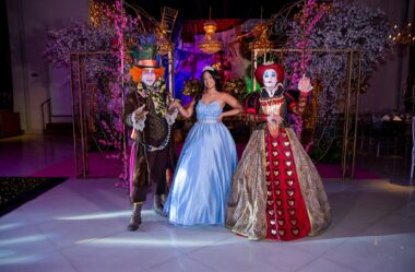 O sonho de Alicia e sua festa de 15 anos com tema Alice no País das Maravilhas